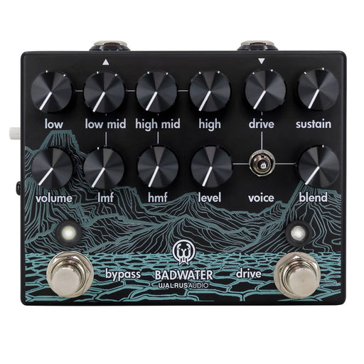 Walrus Badwater Bass Pre-Amp And D.I. Pedal