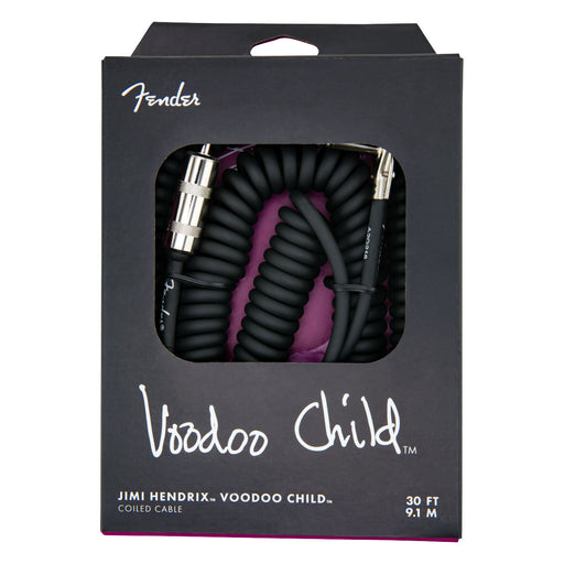 Fender 30' Hendrix Voodoo Child Retro Coil Cable Black 0990823003