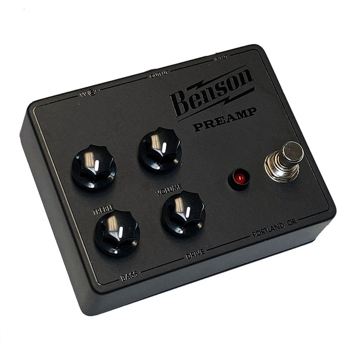 fet pedal Benson Amps FET Preamp Pedal Exclusive Blackout Finish