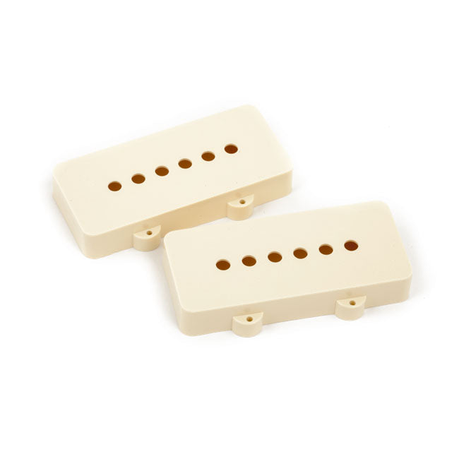 Fender Jazzmaster Pickup Covers Aged White Set of 2 0054442049
