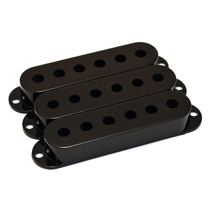 Seymour Duncan Strat Pickup Cover Set Of 3 No Logo Black 11800-01-B-NOL