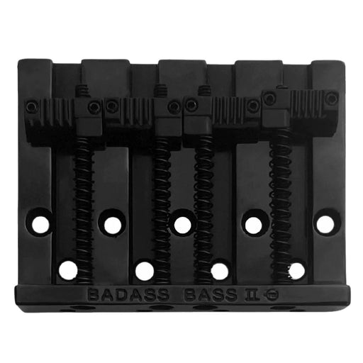 Leo Quan Badass II 4-String Bass Bridge Grooved Saddles Black BB-3342-003