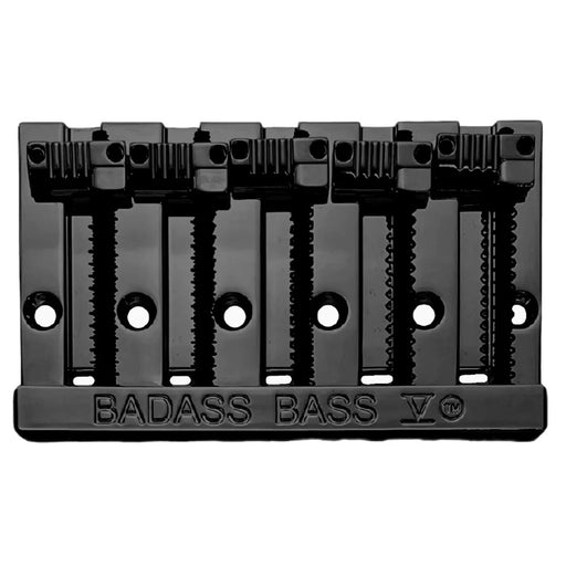 Leo Quan Badass V 5-String Bass Bridge Grooved Saddles Black BB-3345-003