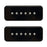 Bare Knuckle Mississippi Queen 90 P-90 Pickup Set Black Covers