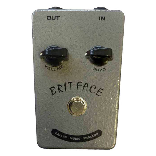 British Pedal Company Compact Series Dallas Brit Face Fuzz Silver NKT275