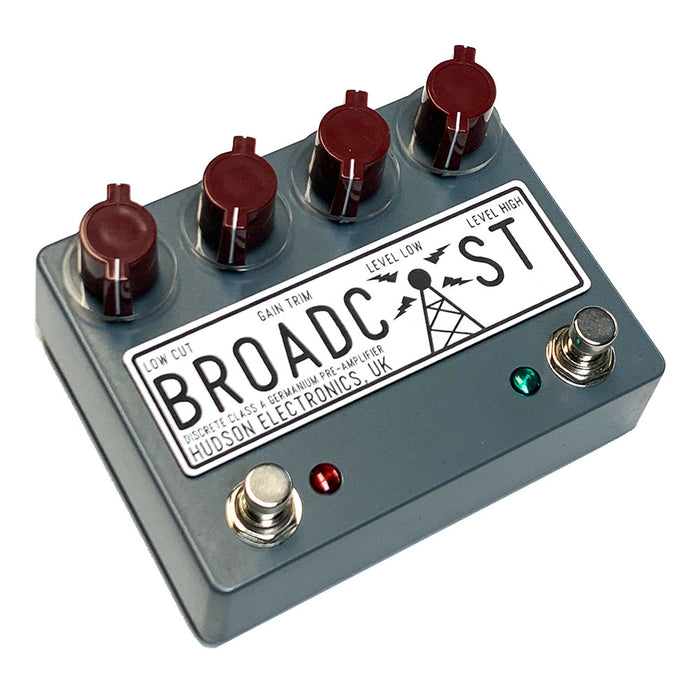 hudson pedal Hudson Electronics Broadcast Dual Footswitch Overdrive Pedal