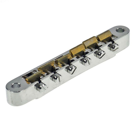 Faber ABRM Bridge Fits Foreign 4mm Posts Aged Nickel 3060-1 Brass Saddles