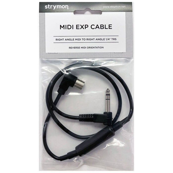 Strymon Reversed Right Angle MIDI To Right 1/4" TRS Cable