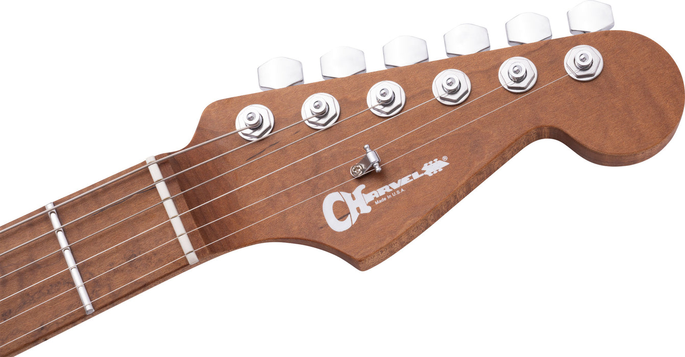 Charvel USA Select DK24 HSS 2PT CM Caramelized Maple Fingerboard Quicksilver