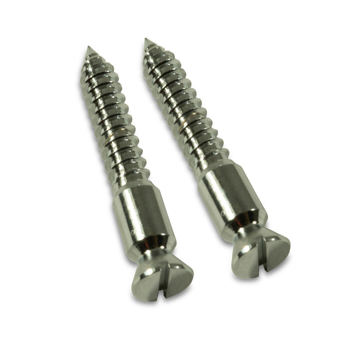 Floyd Rose Bridge Wood Screw Mounting Stud Set Chrome FR-BMWSS/C/P