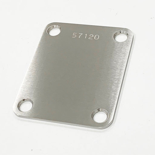 Callaham Stainless Steel Neck Plate Satin Serial Numbered