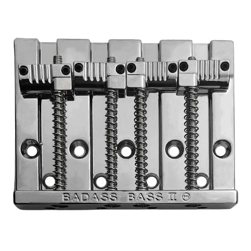 Leo Quan Badass II 4-String Bass Bridge Grooved Saddles Chrome BB-3342-010