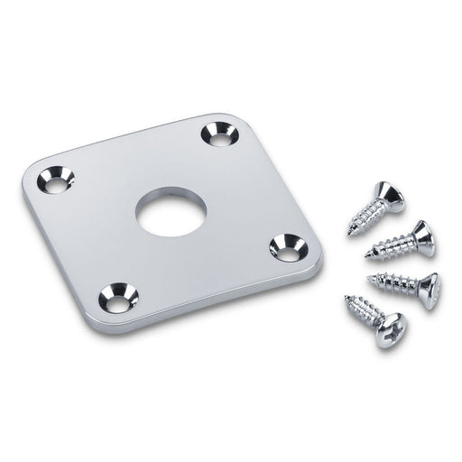 Schaller Metal Curved Jack Plate Chrome 15190200