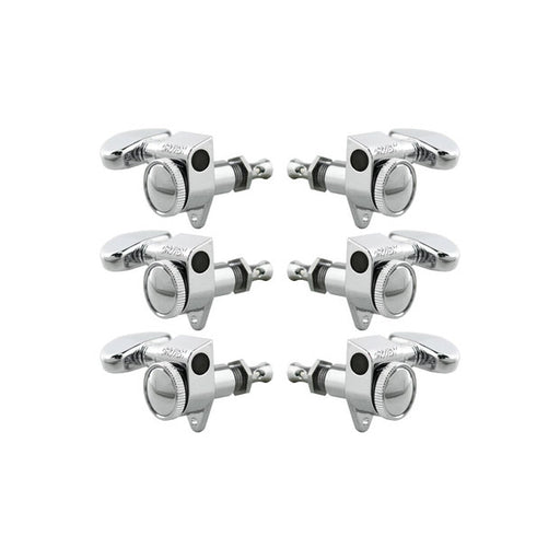 Grover Roto-Grip 502 Chrome Locking Tuners 3+3 Tuning Ratio 18:1 TK-7935-010