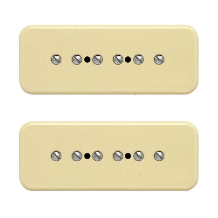 Bare Knuckle Nantucket 90 P-90 Soapbar Pickup Set Cream Covers