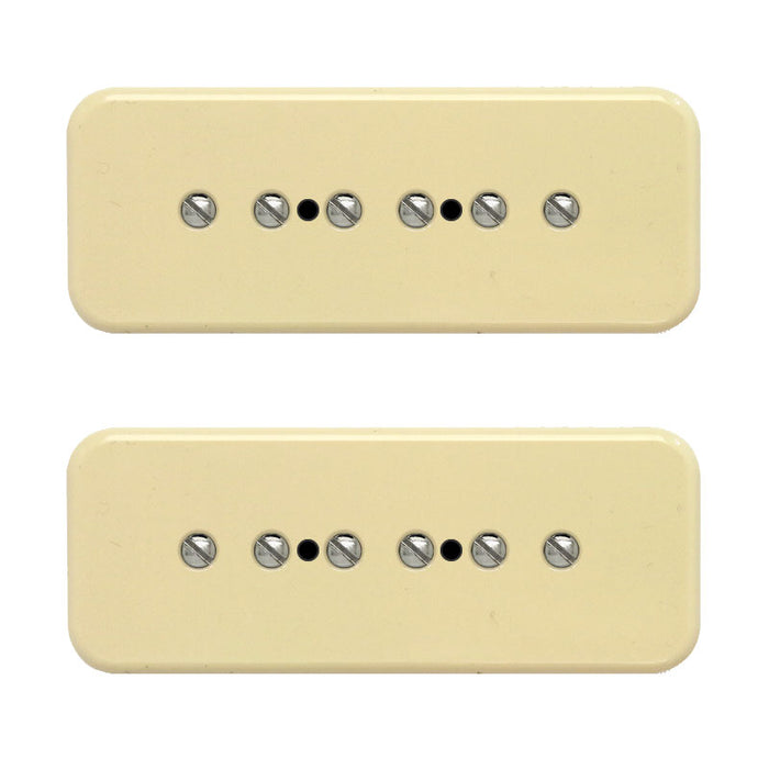 Bare Knuckle Mississippi Queen 90 P-90 Pickup Set Cream Covers