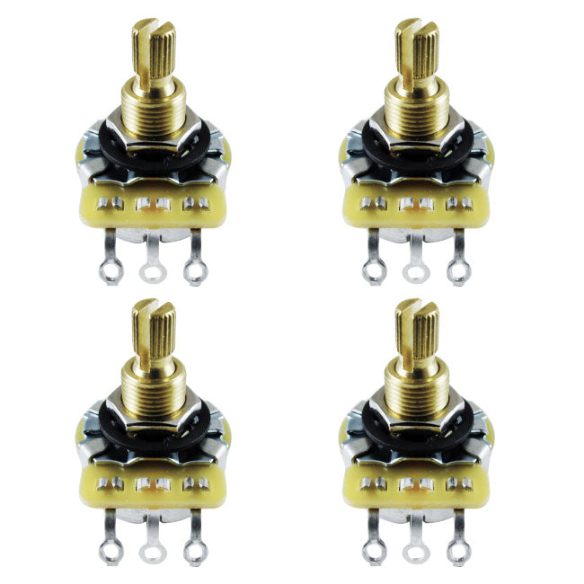 CTS 1% Matched Set (4) True 500k 10% Tolerance Audio Potentiometers