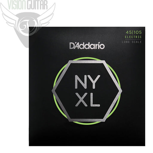 D'Addario NYXL45105 Bass String Set Long Scale Light Top / Med Bottom 45-105