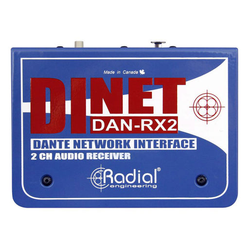 Radial Engineering DiNET DAN-RX2 2-Channel Dante Network Receiver