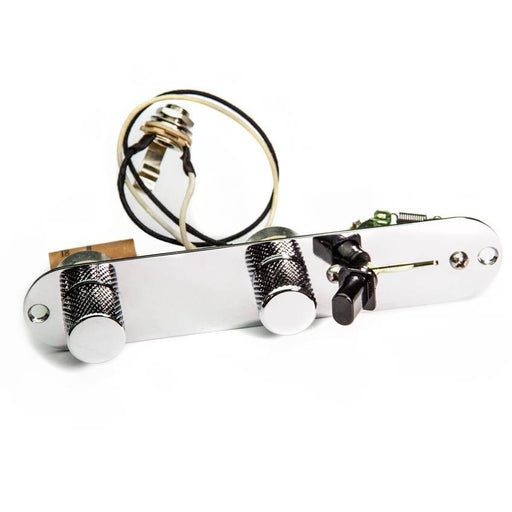 Bare Knuckle 4-Way Prewired Tele Control Plate Chrome