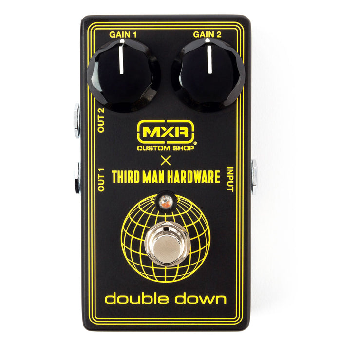 double boost pedal MXR Third Man Double Down Boost Pedal CSP042 — Vision Guitar