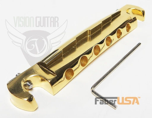 Faber TPWC Compensated Wraparound Tailpiece (3022) Gold Finish