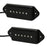 Lindy Fralin P-90 Gibson Dog Ear Hum-Cancelling Pickup Set P90 Black