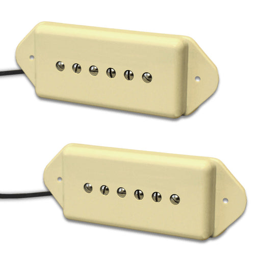 Lindy Fralin P-90 Dogear Pickup Set P90 Cream Covers