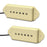 Lindy Fralin P-90 Hum-Cancelling Dogear Pickup Set P90 Cream Covers