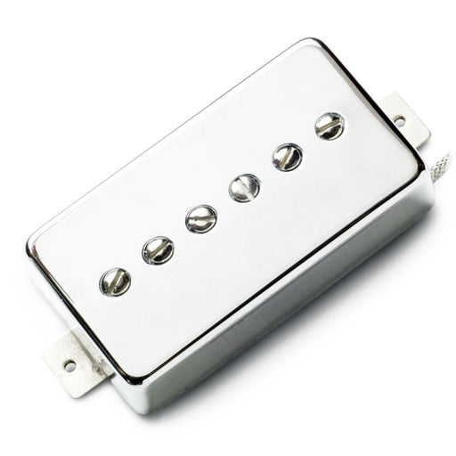 Lindy Fralin Hum-Cancelling P-90 In Humbucker Nickel Cover Bridge Position