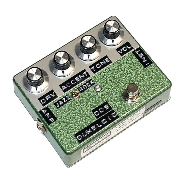 Shins Music Dumbloid Overdrive Green Hammer Finish   Vision Guitar