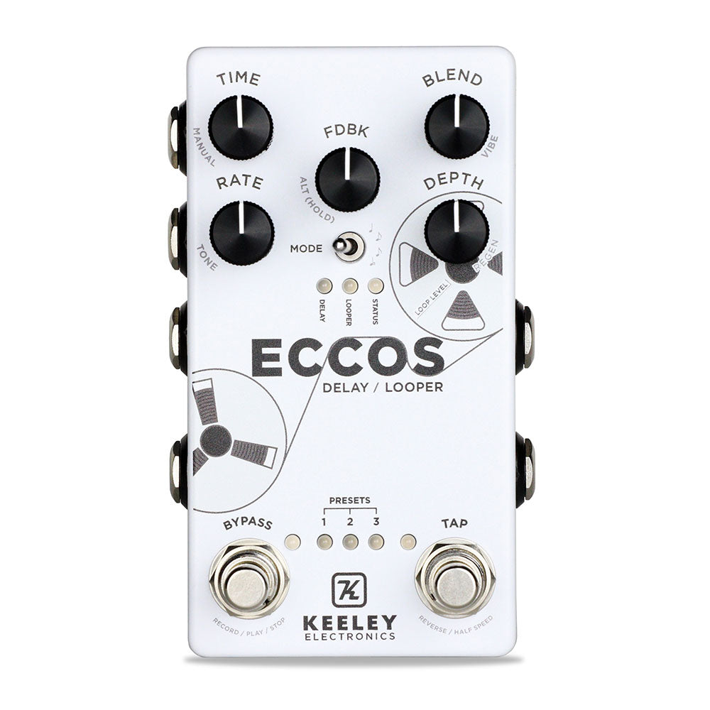 ギター Keeley ECCOS Delay/Looper Keeley ECCOS Delay Looper Pedal | Vision Guitar