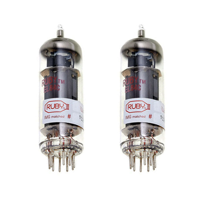 Ruby JJ Matched Duet EL84 Power Tubes EL84CZ