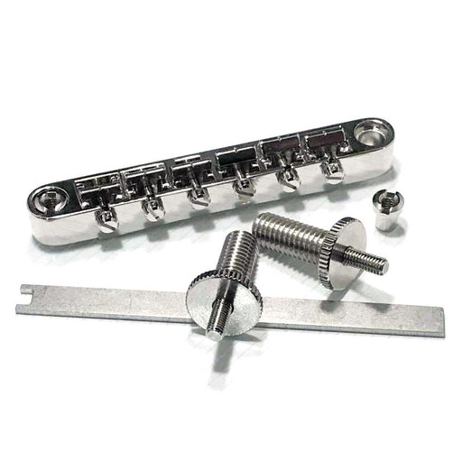 Faber 3031-0-ESW Tone-Lock Bridge EZ Brass Saddles Nickel