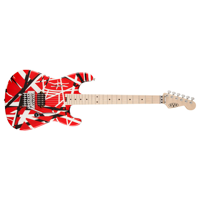 EVH Striped Series Red with Black Stripes Electric Guitar 5107902503