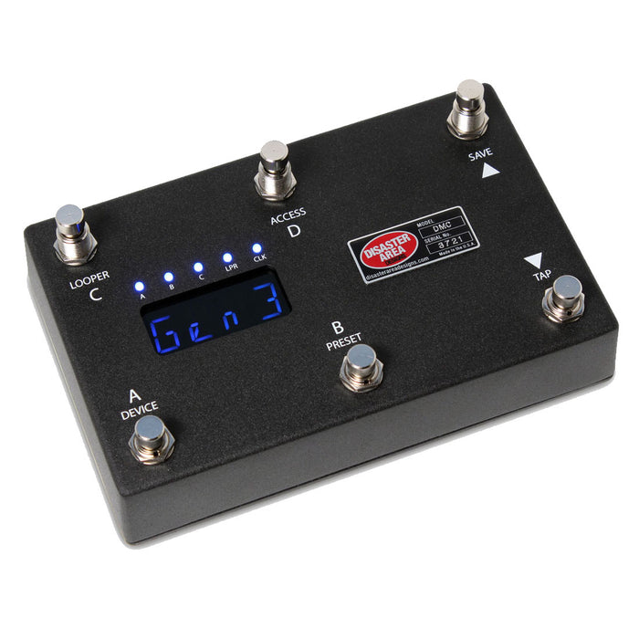 midi sustain pedal cc Disaster Area Designs DMC-6 Gen3 MIDI Foot Controller