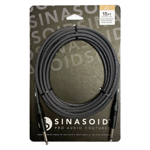 Sinasoid Carbon Flex Instrument Cable Van Damme XKE 15 Foot Straight/Straight