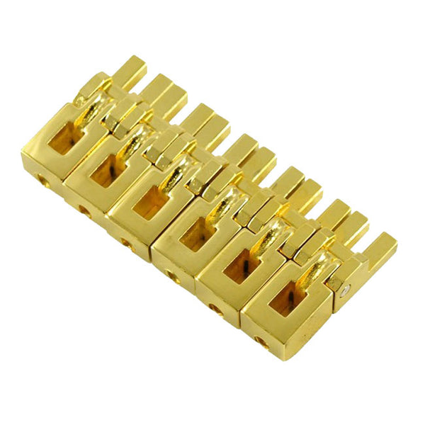 Floyd Rose Original Saddle Set (6) Gold FROBSSGP | Vision Guitar