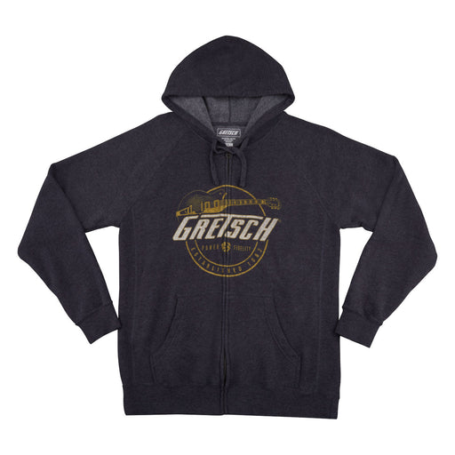 Gretsch Power & Fidelity Zip Hoodie Grey Medium 9229474506