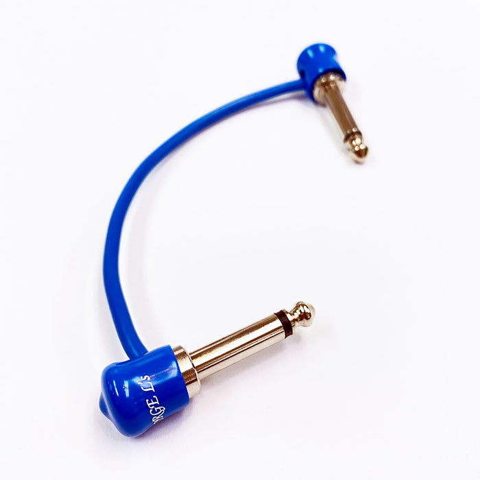 George L's PRE-MADE 8" Pedal Effects Blue Patch Cable