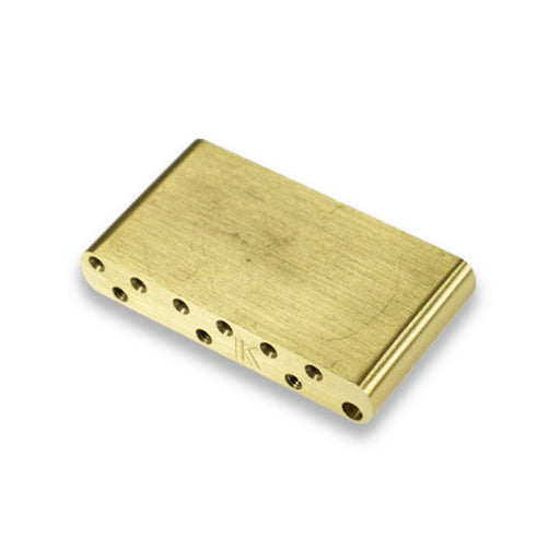 Kluson Milled Tremolo Block Vintage 2 7/32" Spacing Brass KVSBB