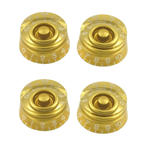 WD Quality Gibson Les Paul USA Spec Speed Knob Set of 4 Gold SPKSG
