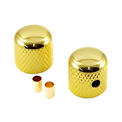 Gold Telecaster Knobs US Spec 1/4" (Set of 2) BBKUSG