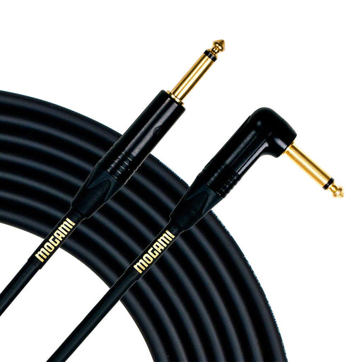 Mogami Gold Series 25 FT Instrument Cable Angled Plug
