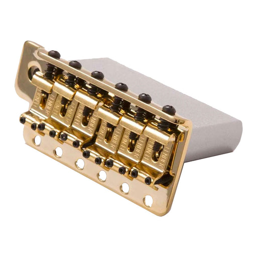 Fender Vintage-Style Strat Bridge Assembly 2-3/16" Spacing Gold 0053275000