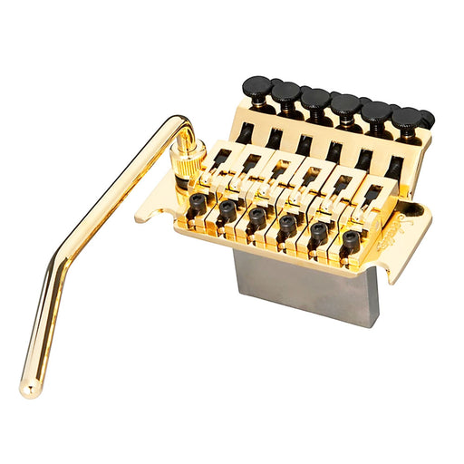 Schaller Lockmeister 6 Tremolo Assembly 42mm Block R2 Nut Gold 13010542.02