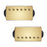 Bare Knuckle PG Blues Humbucker Pickup Set 50mm Gold Covers