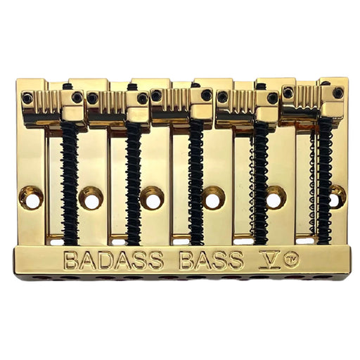 Leo Quan Badass V 5-String Bass Bridge Grooved Saddles Gold BB-3345-002