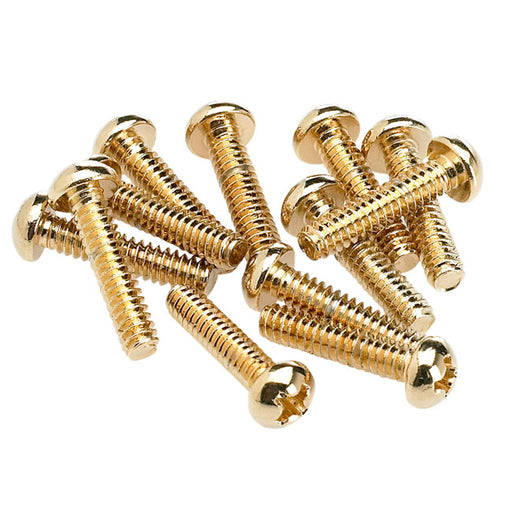 Fender Gold Pickup and Selector Switch Mounting Screws (12) 0994926000