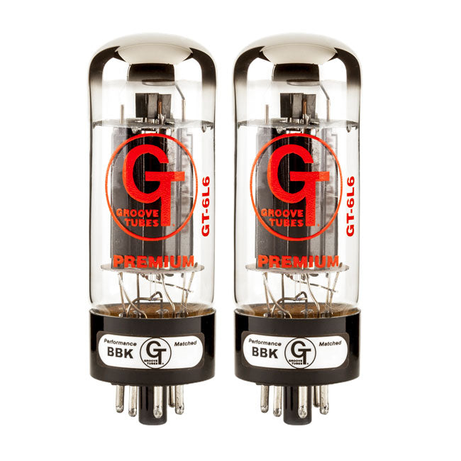 Groove Tubes GT-6L6-GE Premium Matched Pair Vacuum Tubes 5550113503